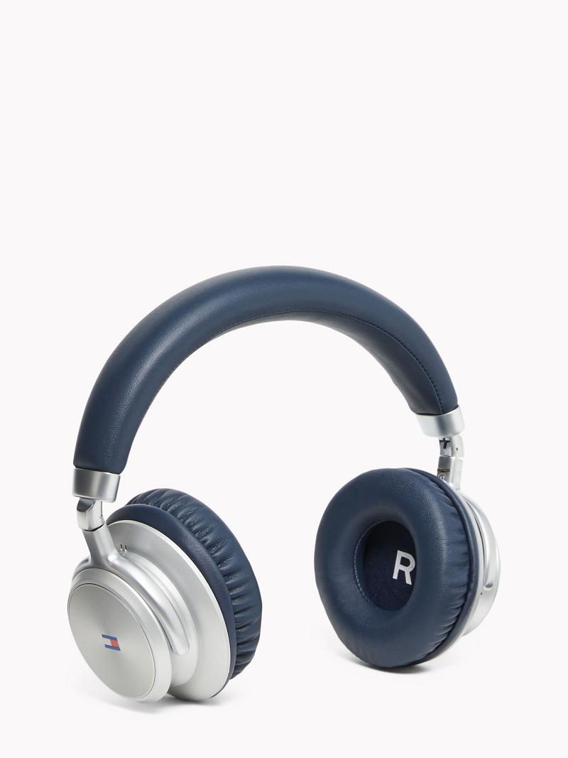 Technology Tommy Hilfiger Classiche Flag Headphones Homme Bleu Marine Argent | FR_M31778