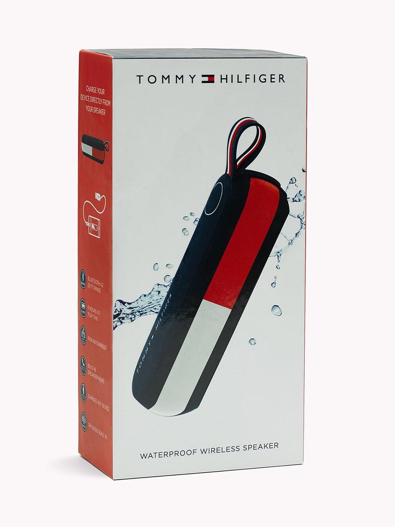 Technology Tommy Hilfiger Imperméables Wireless Speaker Homme Rouge Blanche Bleu | FR_M31800