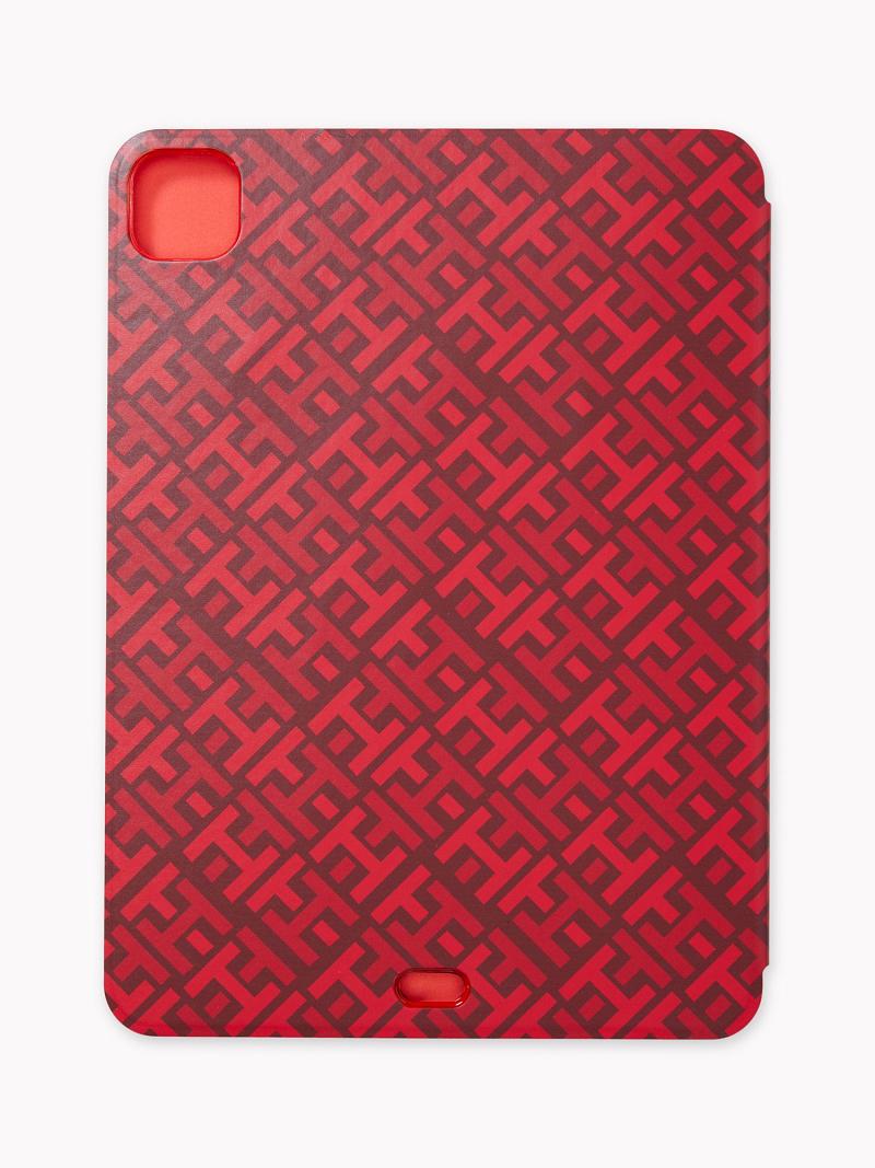 Technology Tommy Hilfiger Monogram iPad Case Homme Rouge | FR_M31783