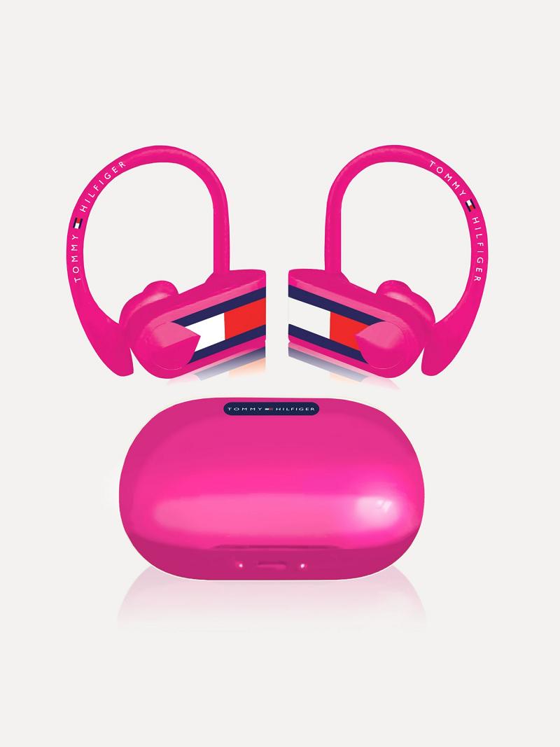 Technology Tommy Hilfiger Neon Sport Earbuds Homme Rose | FR_M31785