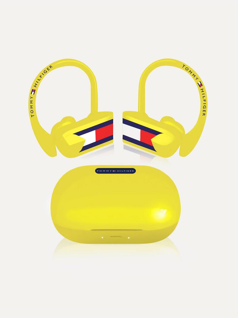 Technology Tommy Hilfiger Neon Sport Earbuds Femme Jaune | FR_W21688