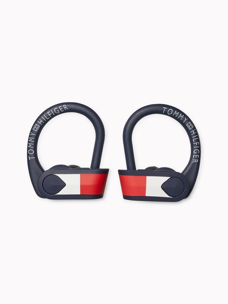 Technology Tommy Hilfiger Wireless Sport Earbuds Femme Bleu Marine | FR_W21709