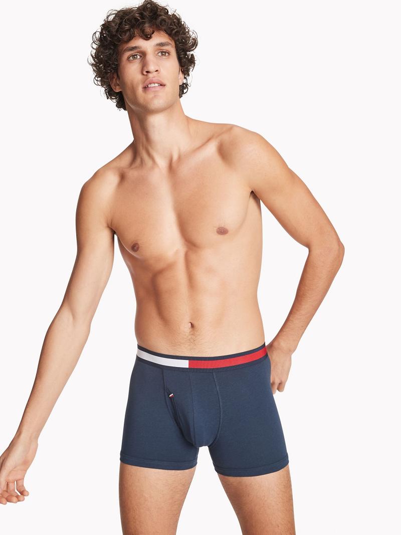 Trunks Tommy Hilfiger Cool stretch trunk Homme Bleu | FR_M31491