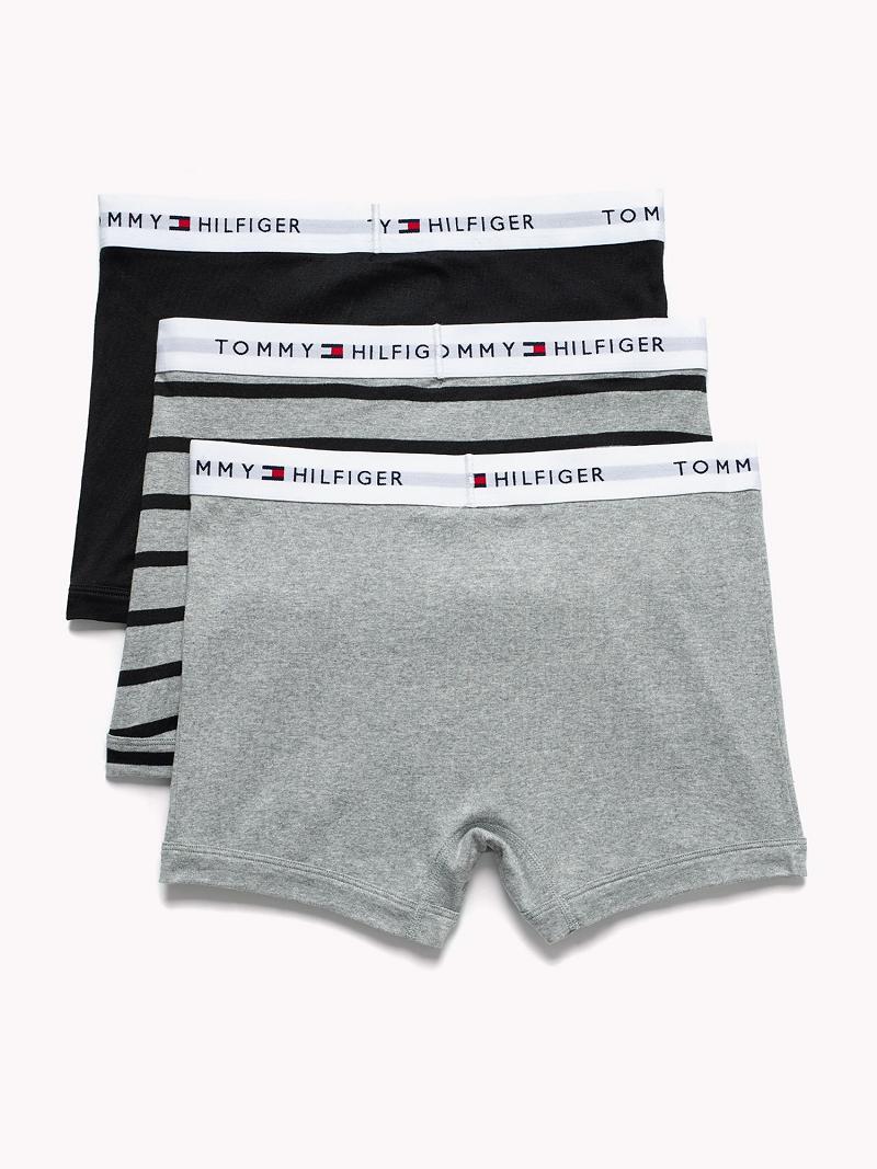 Trunks Tommy Hilfiger Coton classics trunk 3pk Homme Noir | FR_M31496