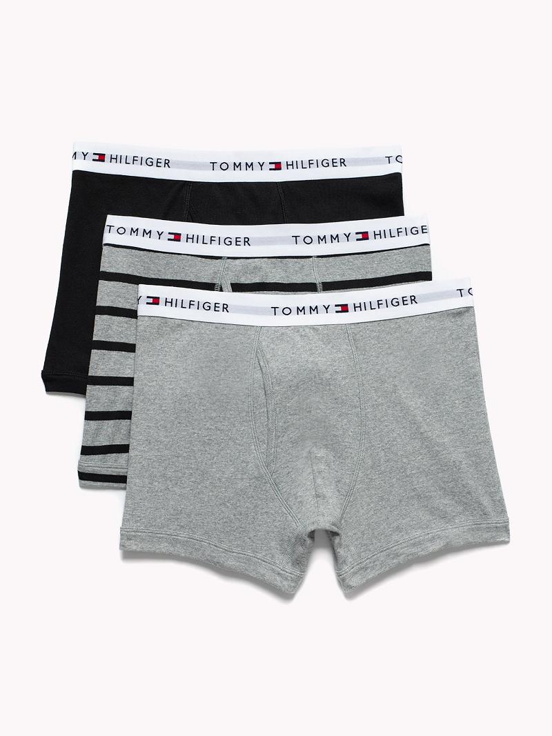 Trunks Tommy Hilfiger Coton classics trunk 3pk Homme Noir | FR_M31496