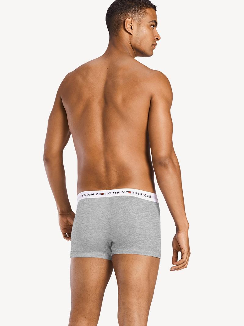 Trunks Tommy Hilfiger Coton classics trunk 5pk Homme Noir Grise Blanche | FR_M31505