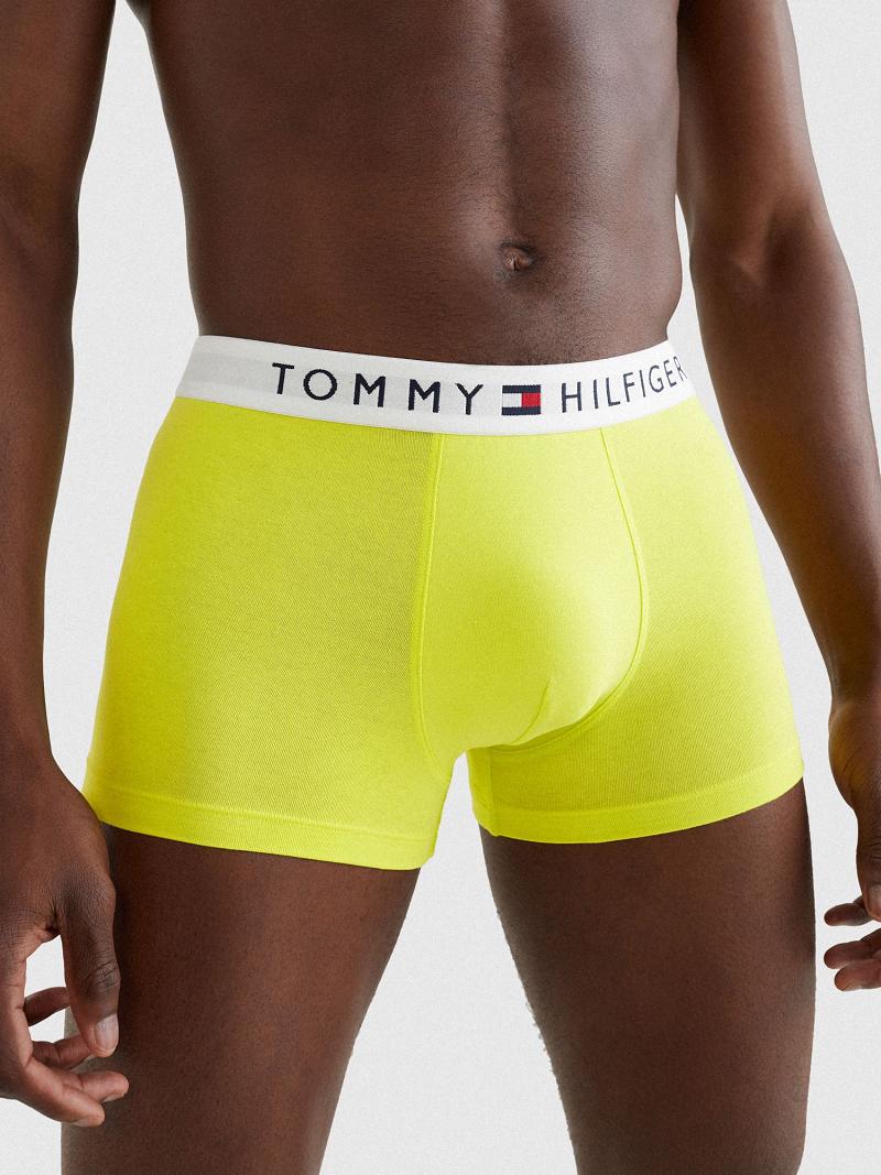 Trunks Tommy Hilfiger Organic cotton flag trunk Homme Jaune | FR_M31521