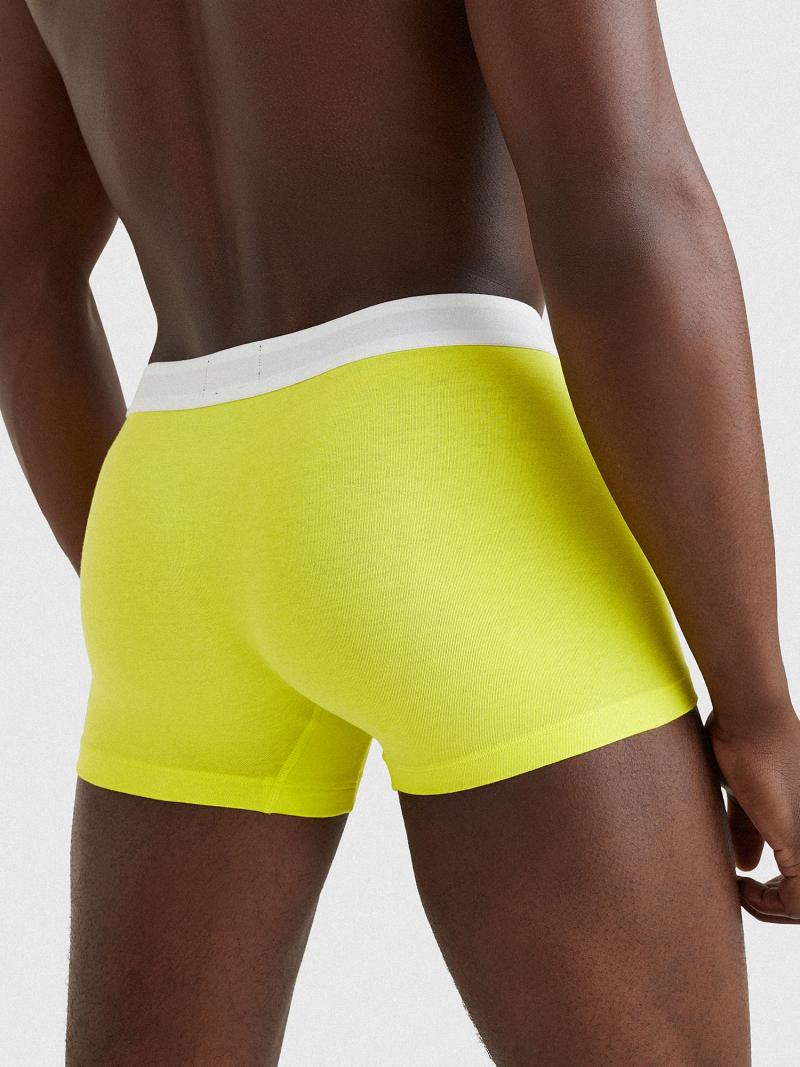 Trunks Tommy Hilfiger Organic cotton flag trunk Homme Jaune | FR_M31521