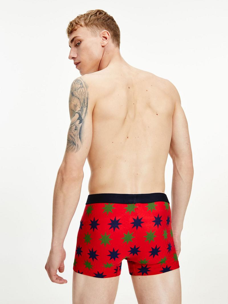 Trunks Tommy Hilfiger Organic cotton trunk Homme Rouge Noir | FR_M31524