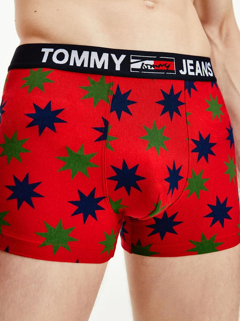 Trunks Tommy Hilfiger Organic cotton trunk Homme Rouge Noir | FR_M31524