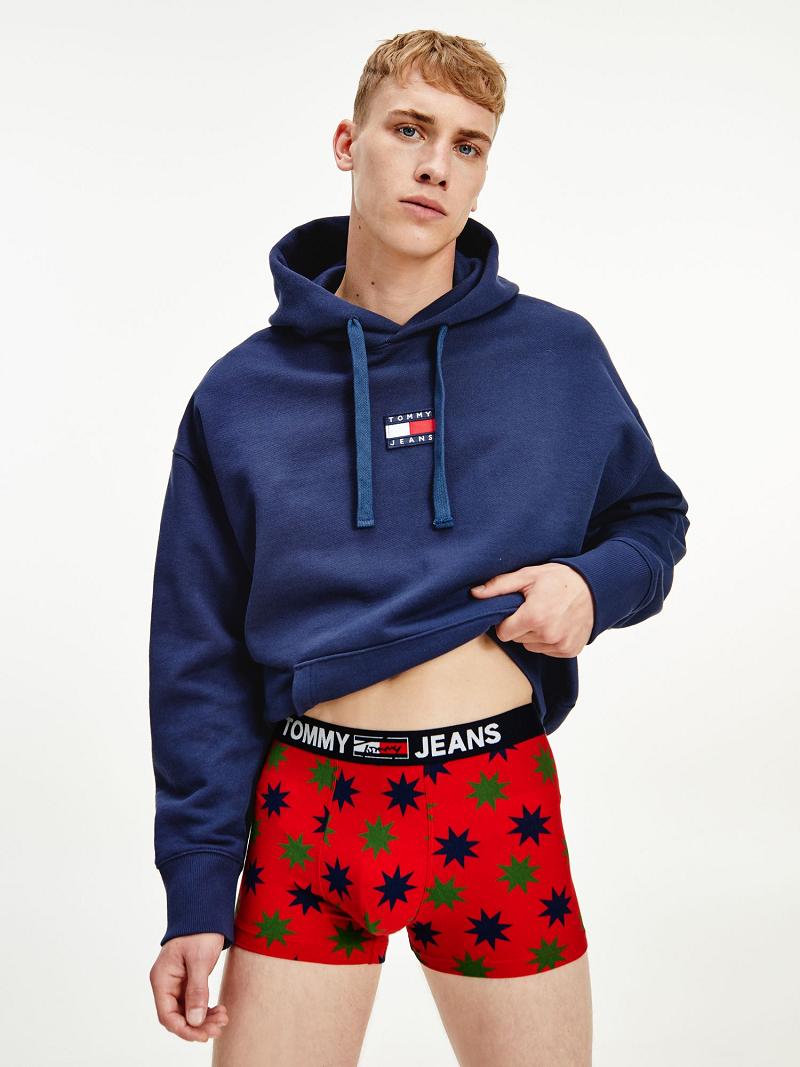 Trunks Tommy Hilfiger Organic cotton trunk Homme Rouge Noir | FR_M31524