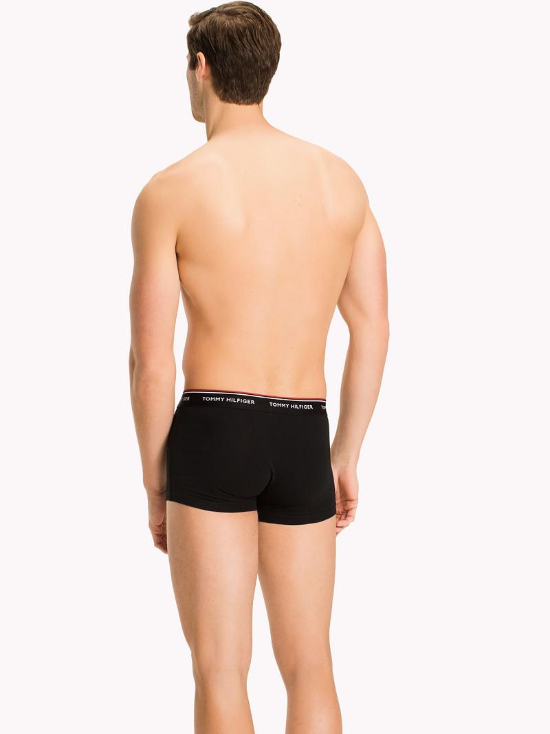 Trunks Tommy Hilfiger Premium essentials low rise trunk 3pk Homme Noir | FR_M31527