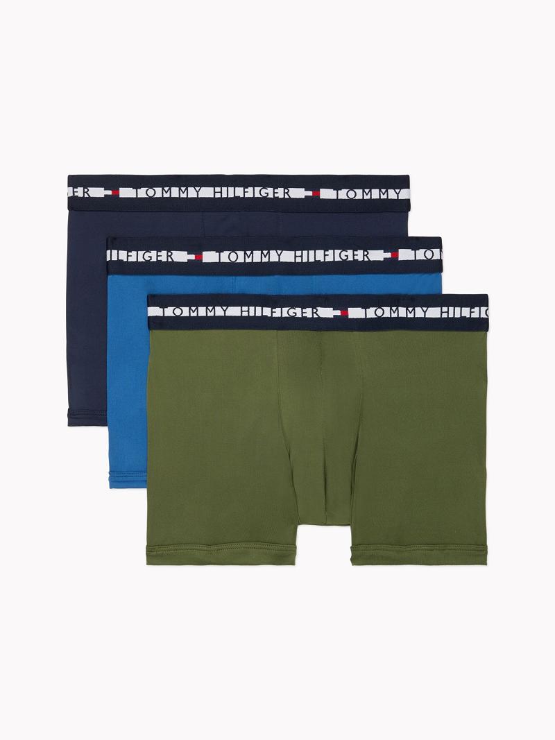 Trunks Tommy Hilfiger Th comfort + trunk 3pk Homme Rouge | FR_M31531