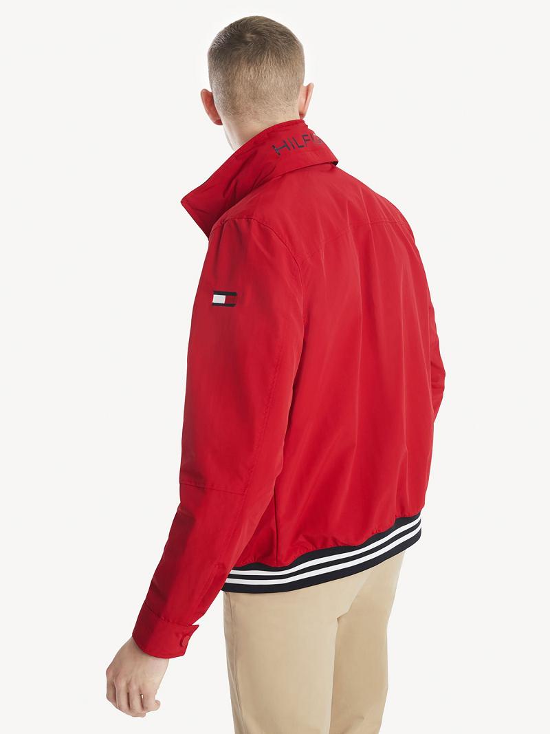 Vestes Tommy Hilfiger Essential regatta windbreaker Homme Rouge | FR_M31402