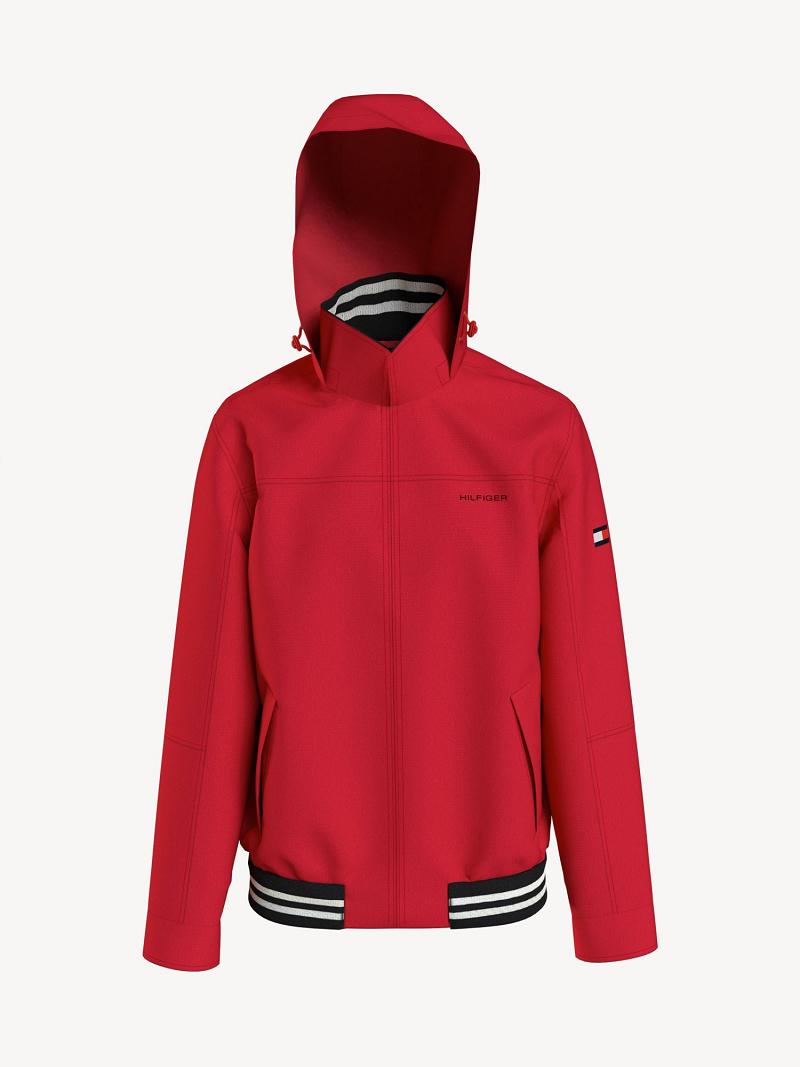 Vestes Tommy Hilfiger Essential regatta windbreaker Homme Rouge | FR_M31402