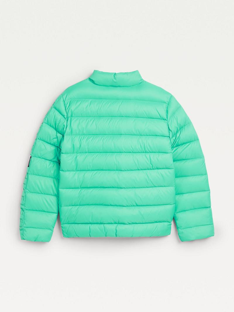 Vestes Tommy Hilfiger Light Down Enfant Vert | FR_G1116