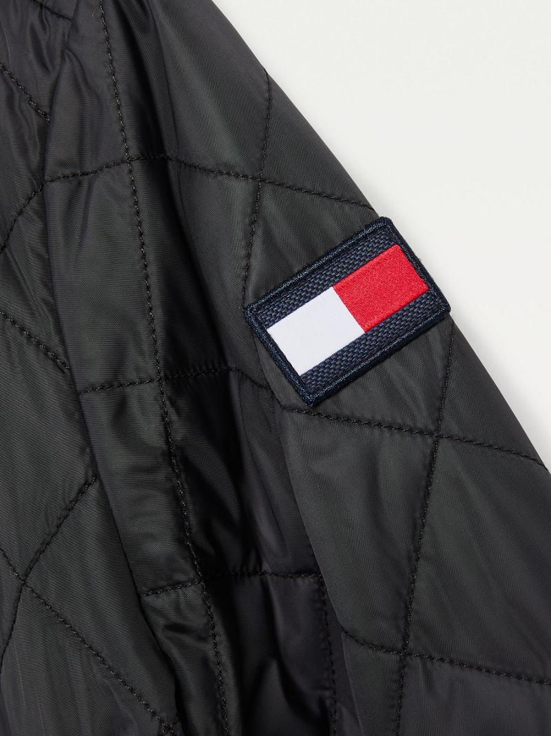 Vestes Tommy Hilfiger Quilted Enfant Grise | FR_B2042