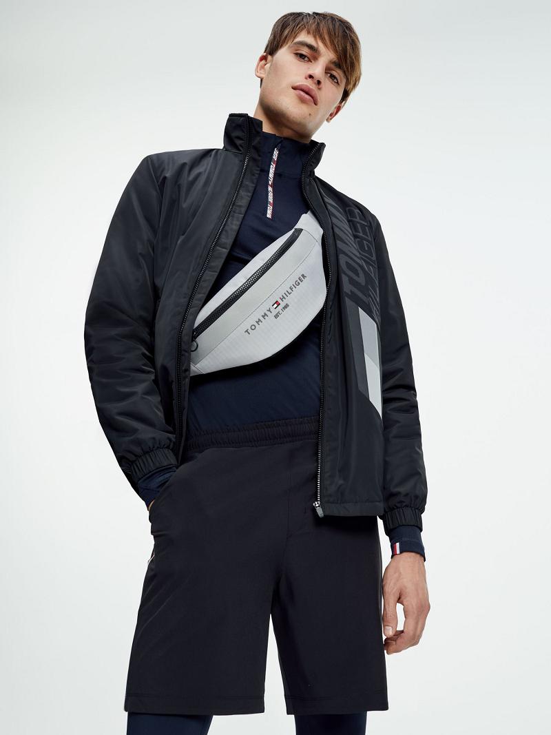 Vestes Tommy Hilfiger Reflective logo performance Homme Noir | FR_M31419