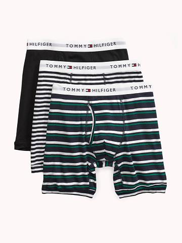 Boxer Briefs Tommy Hilfiger Coton classics boxer brief 3pk Homme Bleu Multicolore | FR_M31583