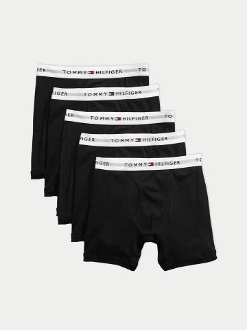 Boxer Briefs Tommy Hilfiger Coton classics boxer brief 5pk Homme Noir | FR_M31588