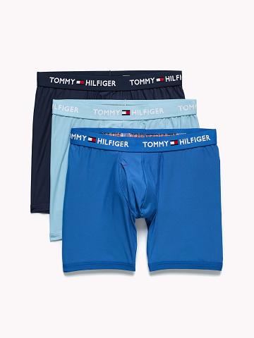 Boxer Briefs Tommy Hilfiger Everyday microfiber boxer brief 3pk Homme Bleu Marine | FR_M31602