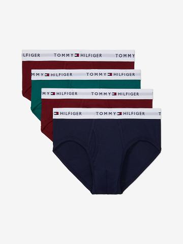 Briefs Tommy Hilfiger Coton classics brief 4pk Homme Rouge | FR_M31535