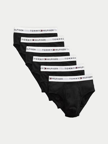 Briefs Tommy Hilfiger Coton classics brief 6pk Homme Noir | FR_M31543