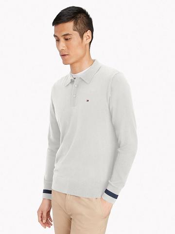 Chandails Tommy Hilfiger Regular fit Homme Blanche | FR_M31170