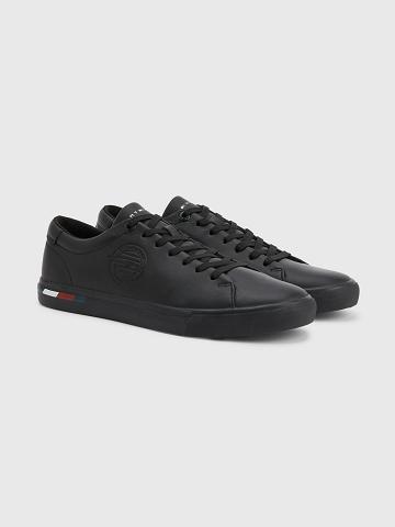 Chaussures Casual Tommy Hilfiger Logo Homme Noir | FR_M31667