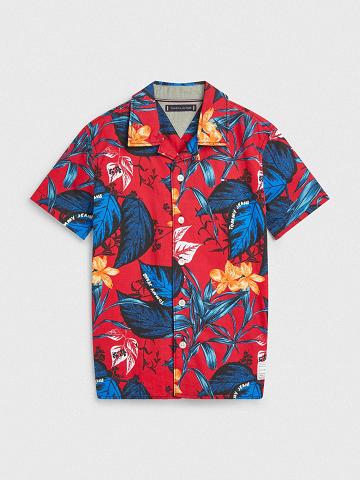 Chemises Tommy Hilfiger Tropics Enfant Multicolore | FR_B2089