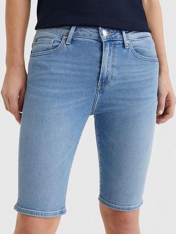 Jean Tommy Hilfiger Denim Bermuda Corta Femme Bleu | FR_W21192