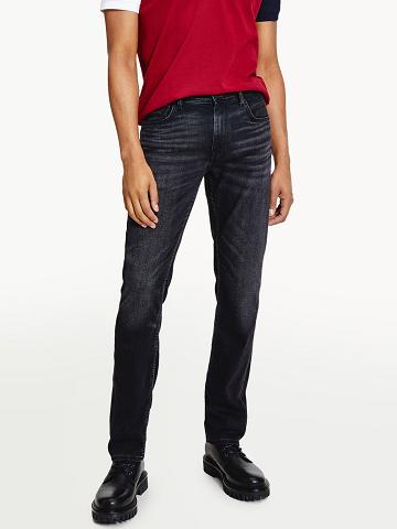 Jean Tommy Hilfiger Denton straight fit wash Homme Noir | FR_M31364