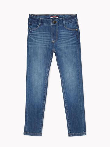 Jean Tommy Hilfiger Skinny Enfant Bleu Marine | FR_G1129