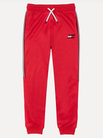 Pantalon Jogging Tommy Hilfiger Little Flag Enfant Rouge | FR_B2053