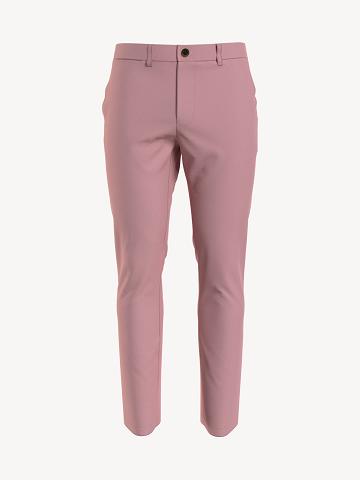 Pantalon Tommy Hilfiger Slim fit essential comfort stretch chino Homme Rose | FR_M31338