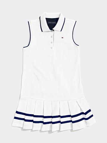 Peignoir Tommy Hilfiger Sans Manches Tennis Enfant Blanche | FR_G1082