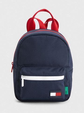 Sacs Tommy Hilfiger Backpack Lunchbox Enfant Bleu Marine | FR_G1332