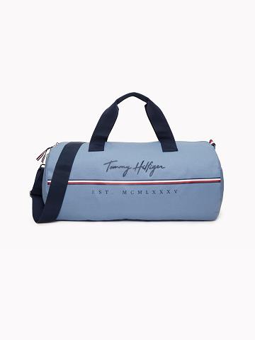 Sacs Tommy Hilfiger Signature Duffle Homme Bleu | FR_M31702