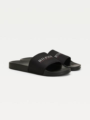 Sandales Tommy Hilfiger Recycled hilfiger pool Homme Noir | FR_M31649