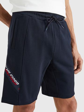 Shorts Tommy Hilfiger Logo Tape Homme Bleu Marine | FR_M31213