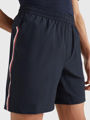 Shorts Tommy Hilfiger Logo tape performance training Homme Bleu Marine | FR_M31214