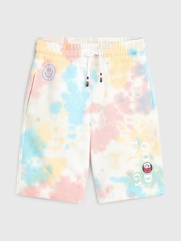 Shorts Tommy Hilfiger Tie-Dye Sweatshort Enfant Multicolore | FR_B2107