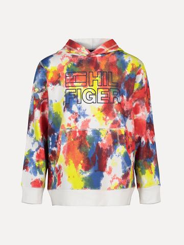 Sweat À Capuche Tommy Hilfiger Big Tie-Dye Enfant Multicolore | FR_B2017