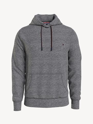 Sweat À Capuche Tommy Hilfiger Essential solid popover Homme Grise | FR_M31442