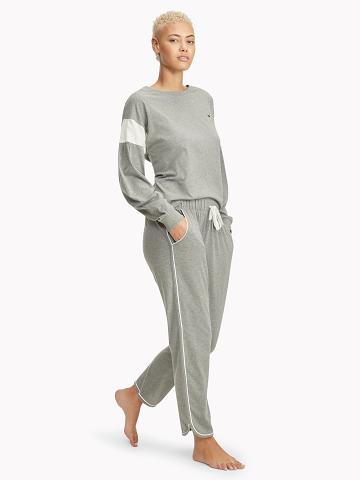 Sweats Tommy Hilfiger Colorblock Femme Grise | FR_W21377