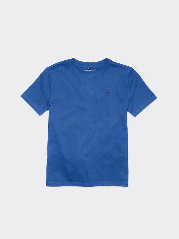 T Shirts Tommy Hilfiger Big Classiche Enfant Bleu | FR_B2157