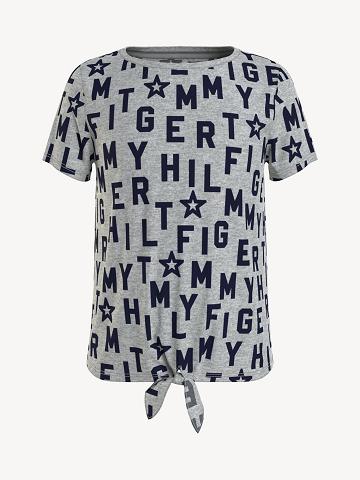 T Shirts Tommy Hilfiger Tommy Enfant Grise | FR_G1269