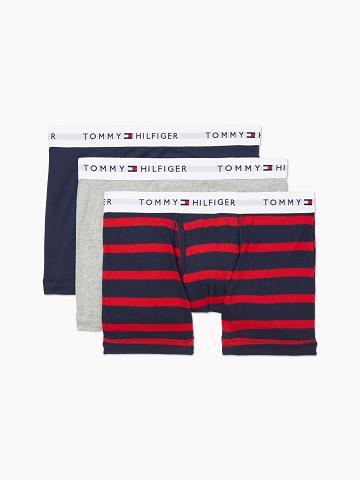 Trunks Tommy Hilfiger Coton classics trunk 3pk Homme Grise | FR_M31494