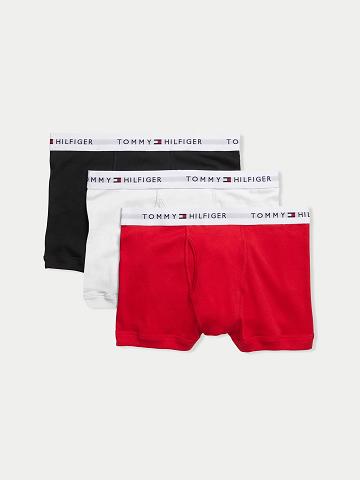 Trunks Tommy Hilfiger Coton classics trunk 3pk Homme Rouge | FR_M31497