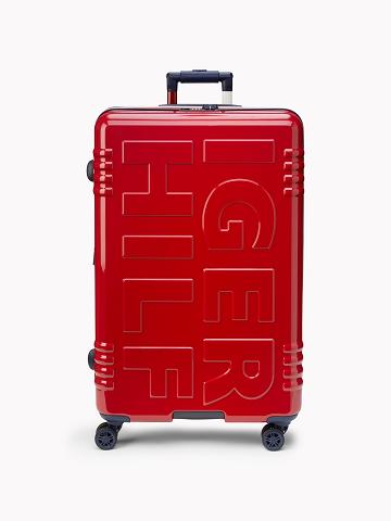 Valises Tommy Hilfiger 28" Signature Spinner Homme Rouge | FR_M31761